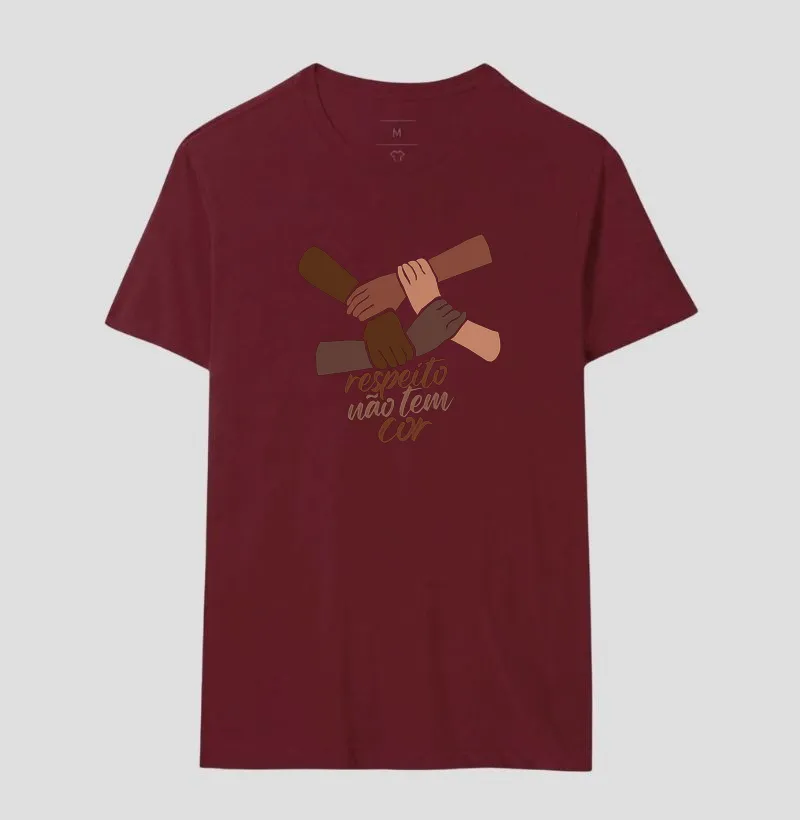 Camiseta Respeito Não Tem Cor - Imagem 19