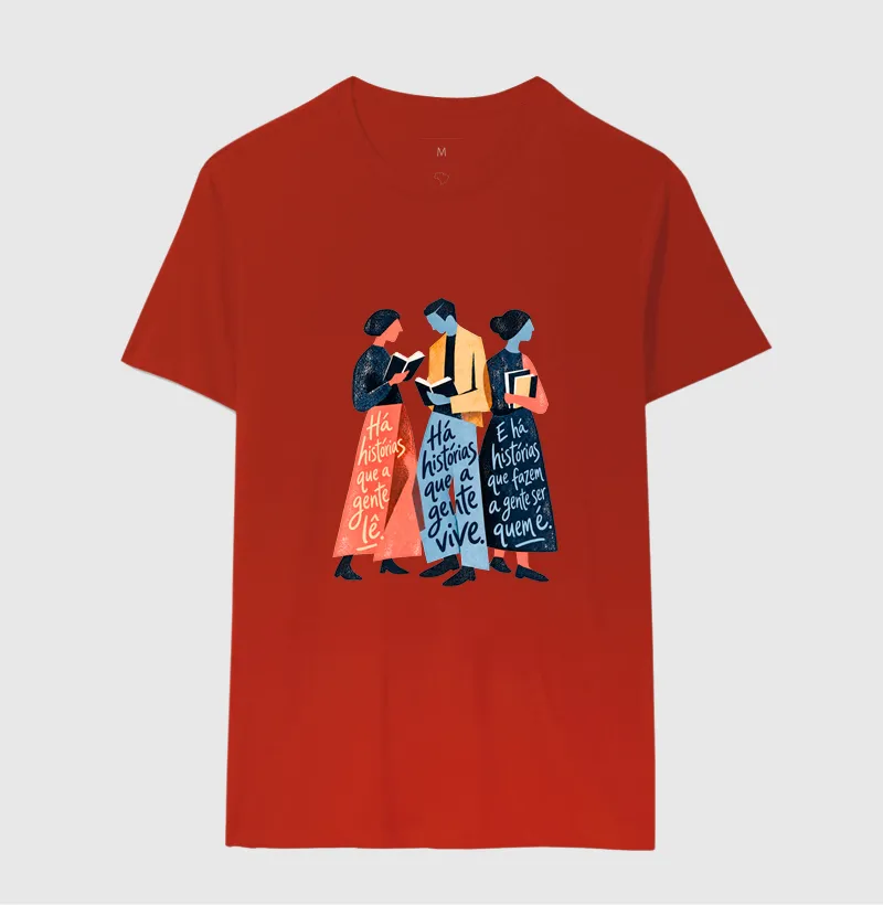 Camiseta Há Histórias Que a Gente Lê - Imagem 10