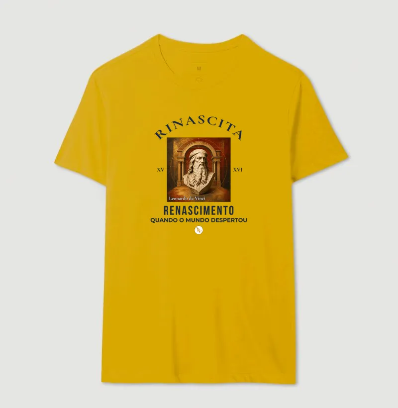 Camiseta Rinascita — O Renascer do Pensamento (Arte & Compor) - Imagem 17