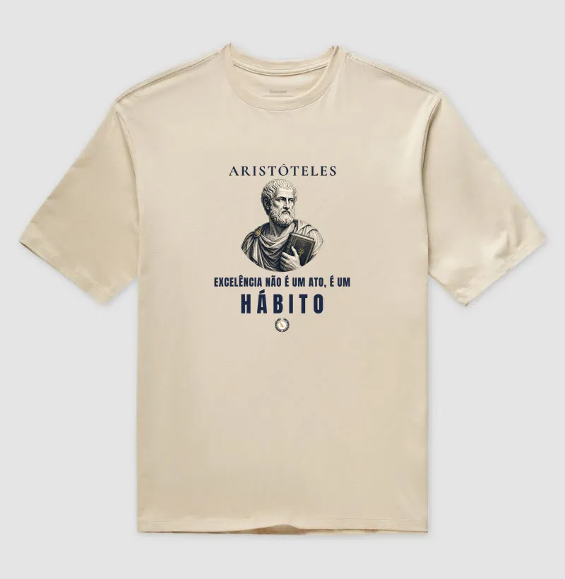 Camiseta "O Hábito" | A Excelência de Aristóteles - Imagem 4