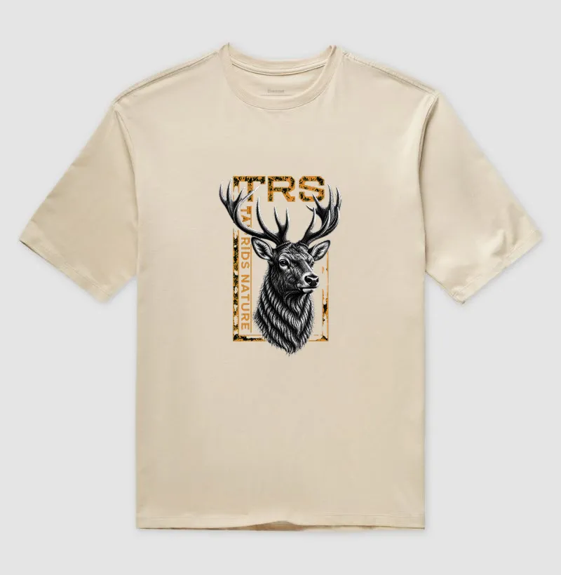 CAMISETA OVERSIZED TRS TAURIDS CERVO 