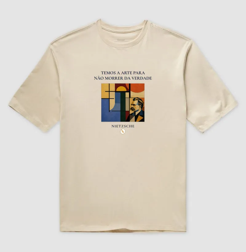 Camiseta A Arte de Não Morrer - Nietzsche - Imagem 3