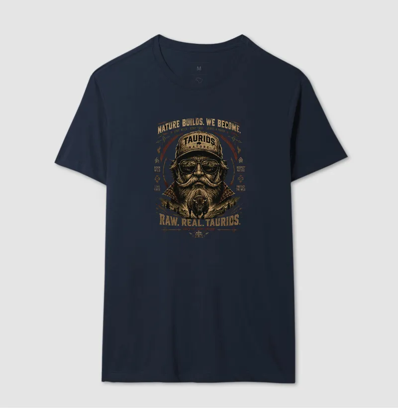 CAMISETA TAURIDS NATURE BUILDS WE BECOME  - Imagem 4