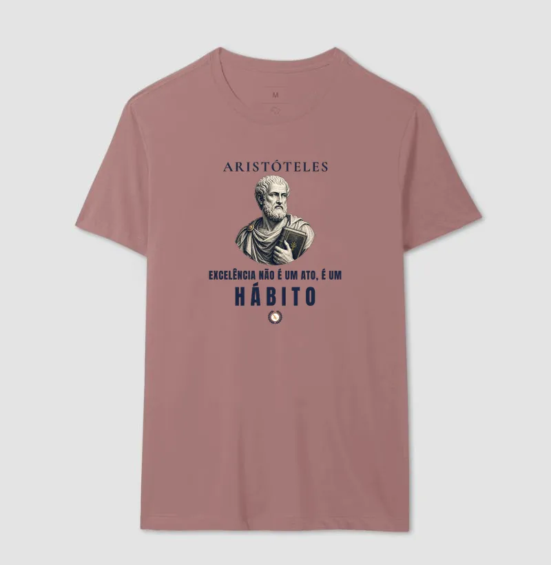 Camiseta "O Hábito" | A Excelência de Aristóteles - Imagem 19