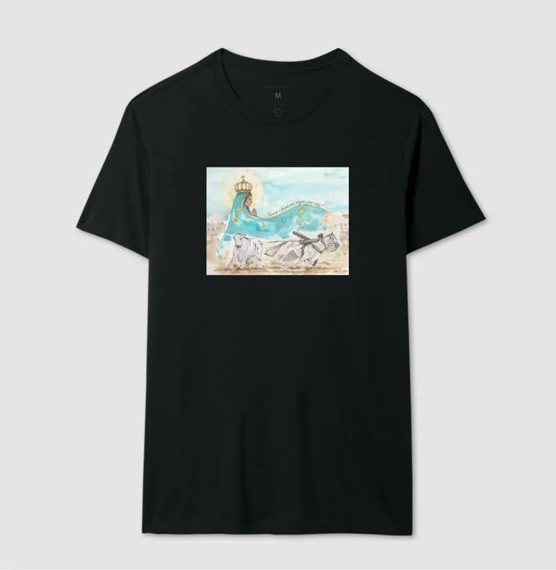 Camisa Algodão - Aquarela Nossa Senhora - Imagem 2