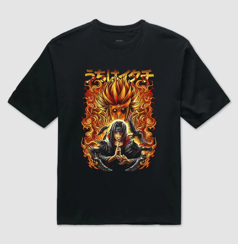 Camiseta Oversized - Itachi Susanoo