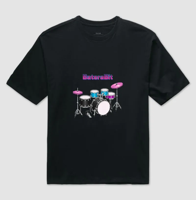 Camiseta Oversized BateraBit Reset8Bit 