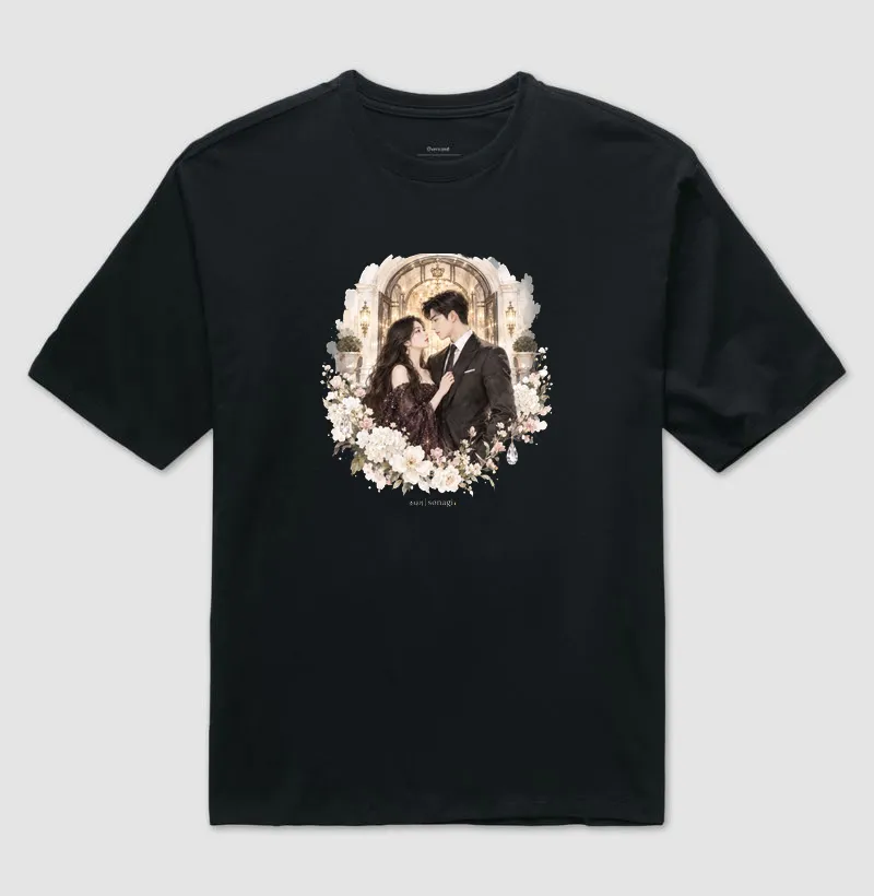 Camiseta Oversized Lágrimas em Aquarela - Imagem 2
