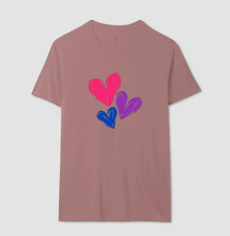 Corações Cores Bissexual  - Imagem 16