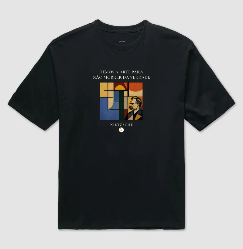 Camiseta A Arte de Não Morrer - Nietzsche - Imagem 4