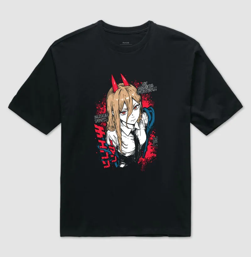 Camiseta Oversized Ryuzen — Blood Girl