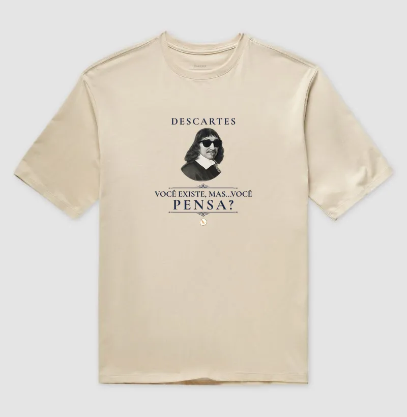 COGITO 2.0 - Camiseta Filosófica René Descartes - Imagem 3
