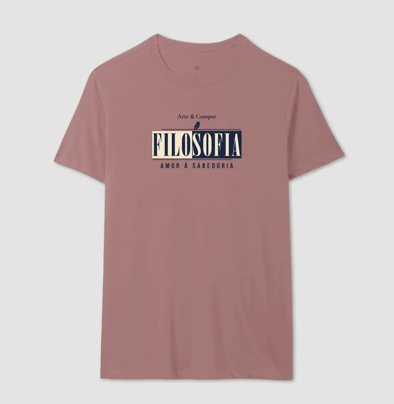 Camiseta Amor à Sabedoria – Filosofia para Quem Pensa - Imagem 19