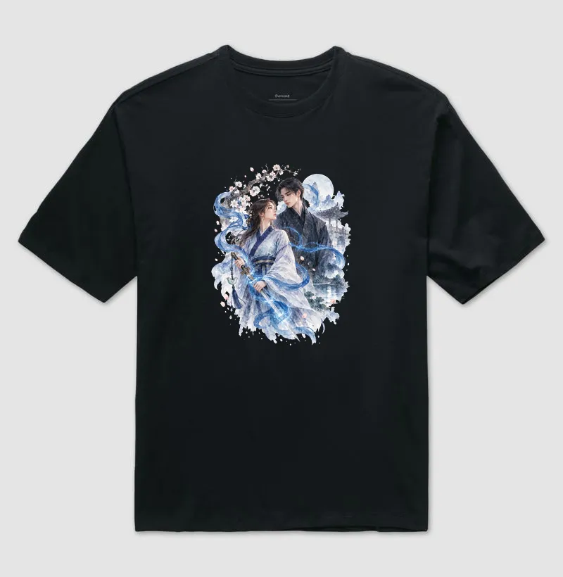 Camiseta Oversized -  Dorama Espírito Azul | Espada, Magia e Romance - Entre Almas e Destinos - Imagem 2