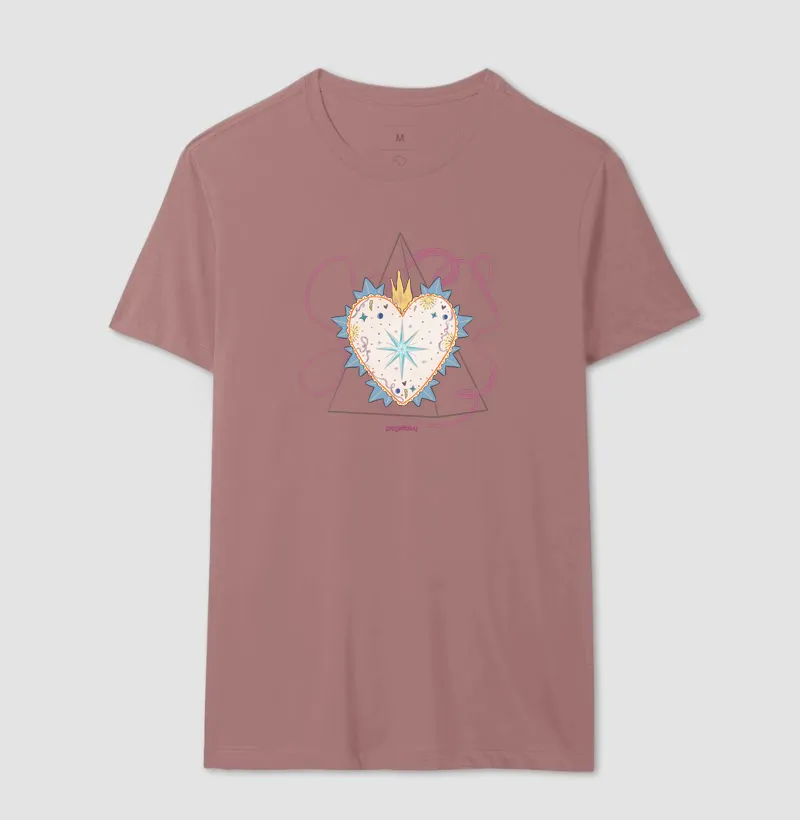 T shirt Coração flamejante - Imagem 8