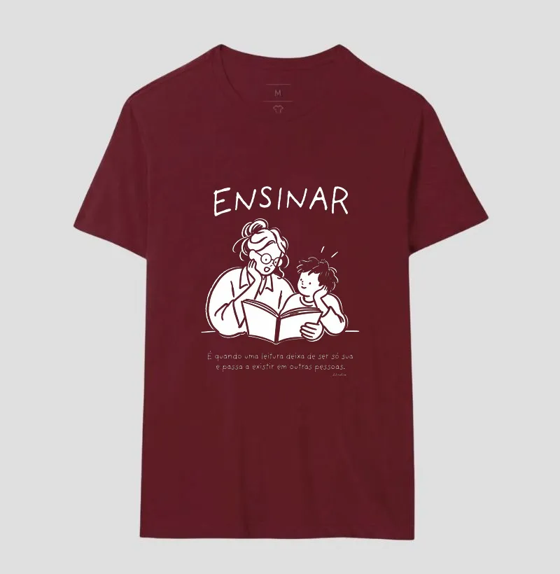 Camiseta Ensinar — Uma Leitura, Muitas Vidas - Imagem 14