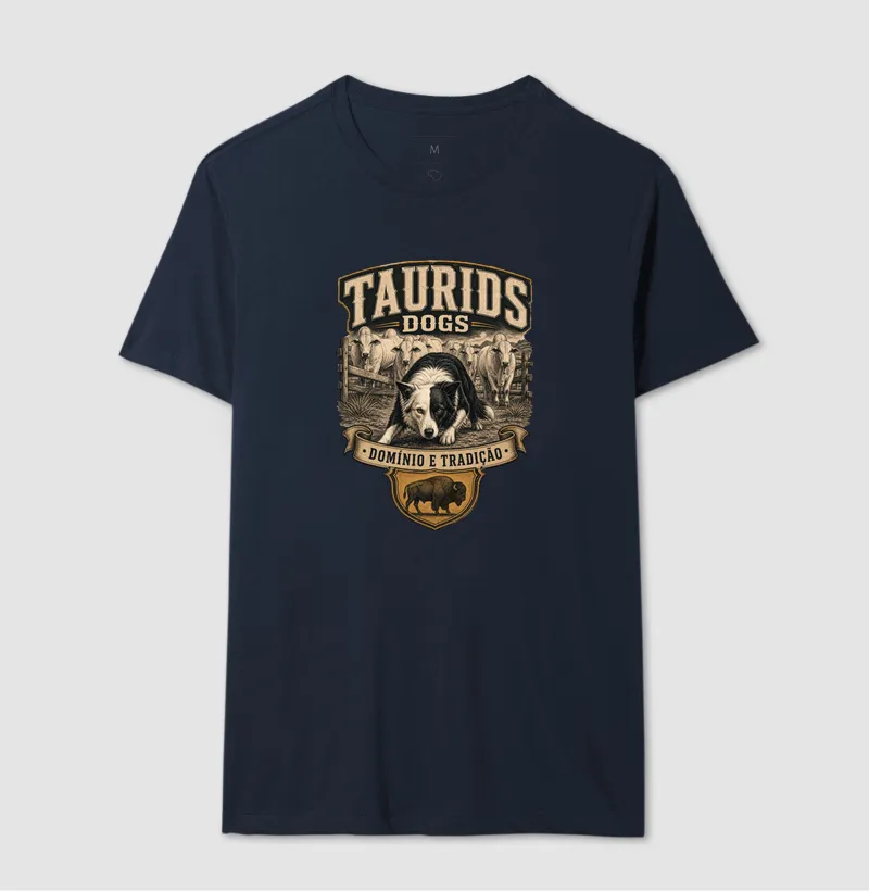 CAMISETA TAURIDS DOGS DOMINIO E TRADIÇÃO BORDER  - Imagem 6