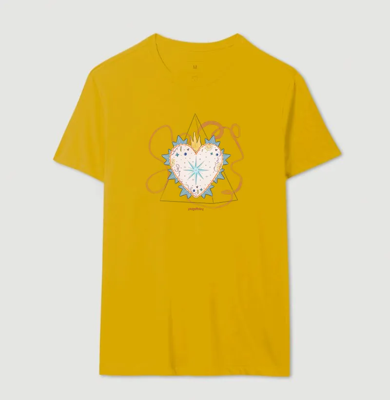 T shirt Coração flamejante - Imagem 6