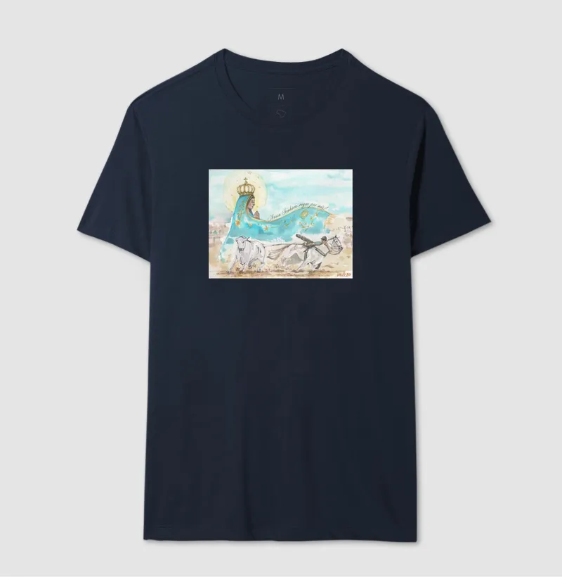 Camisa Algodão - Aquarela Nossa Senhora - Imagem 6