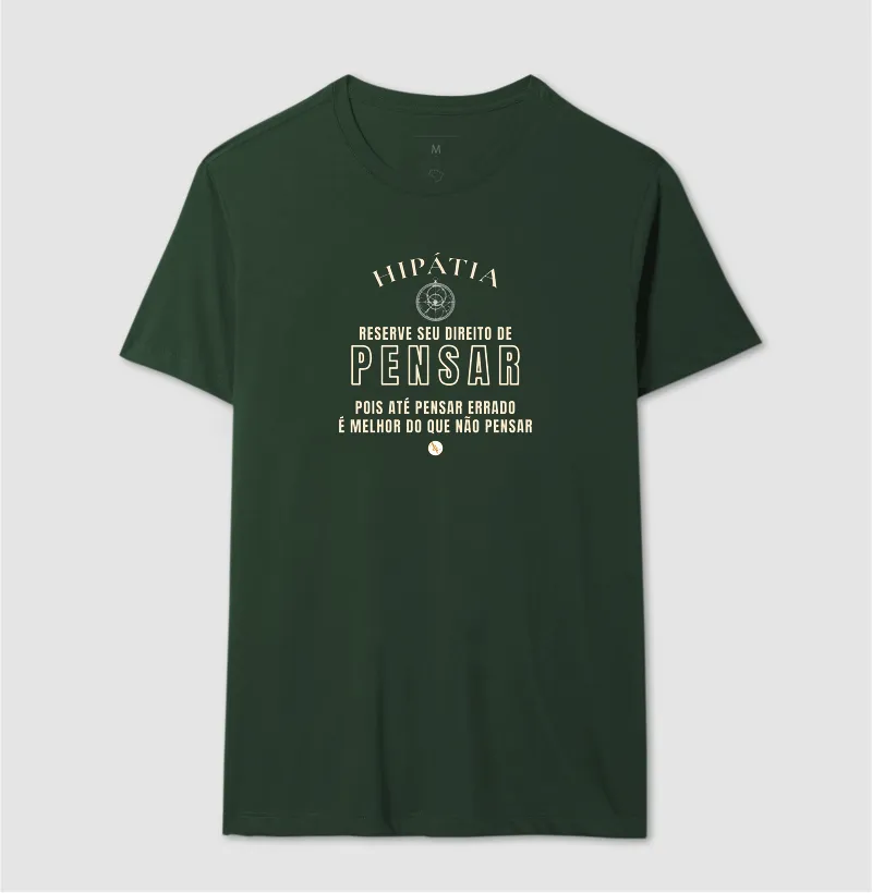 Camiseta Tipográfica Hipátia | Direito de Pensar - Imagem 15