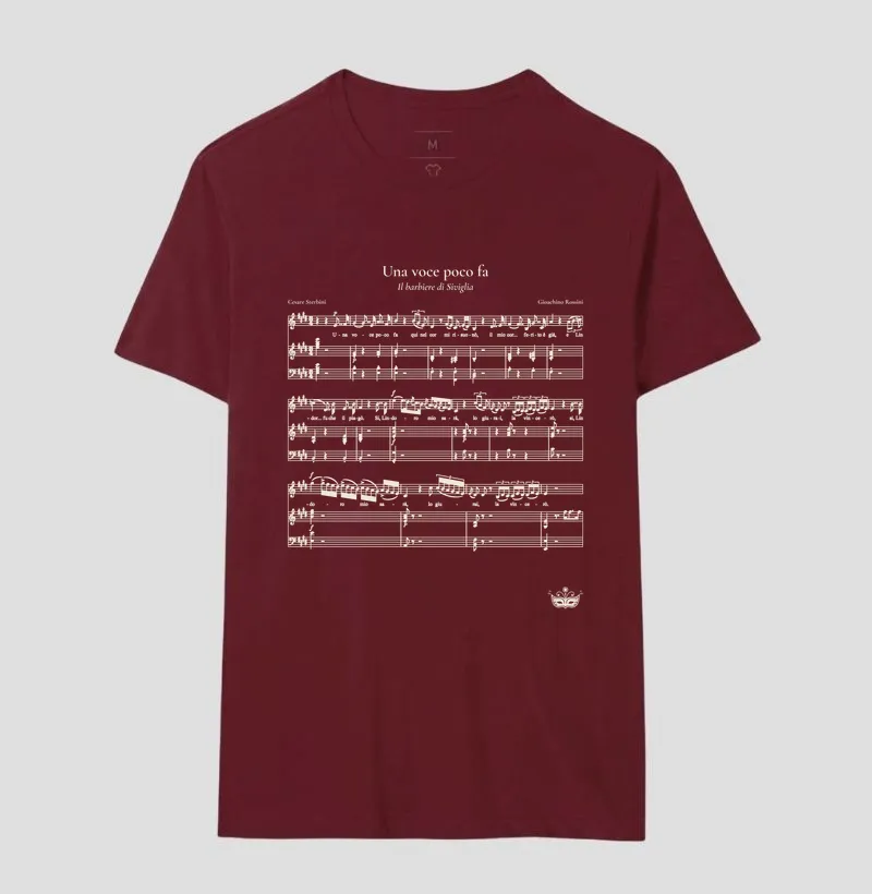 Una voce poco fa - Il barbiere di Siviglia | Camiseta de Ópera - Imagem 18