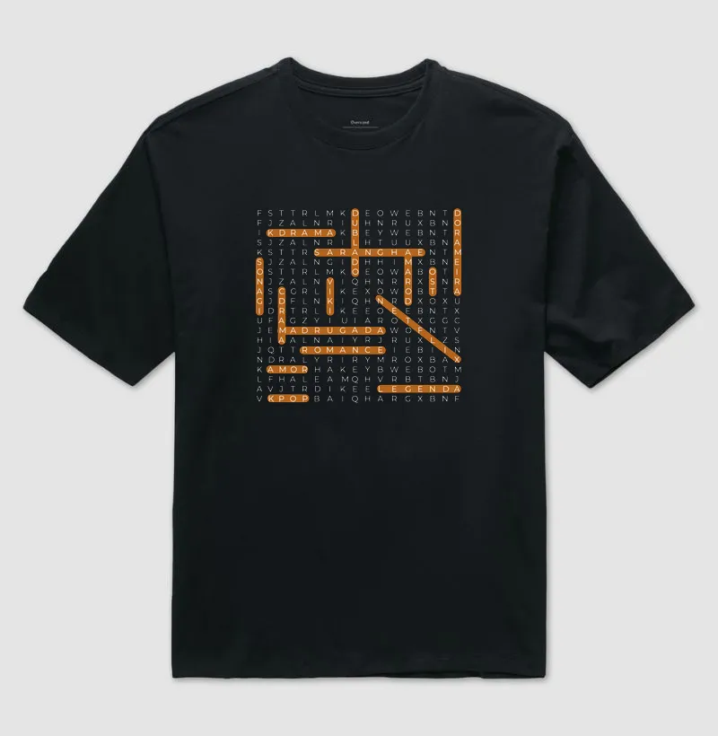 Camiseta Oversized Caça palavras dorameira - Imagem 2