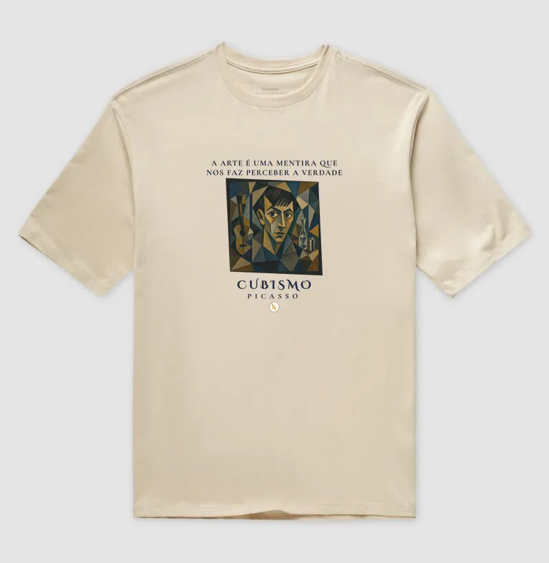 Camiseta Desconstrua o Olhar | Arte Moderna Inspirada em Picasso - Imagem 3