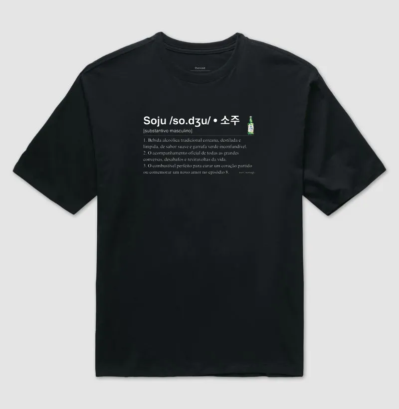 Camiseta Soju definição de dicionário - Imagem 2
