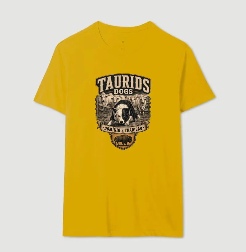 CAMISETA TAURIDS DOGS DOMINIO E TRADIÇÃO BORDER  - Imagem 14