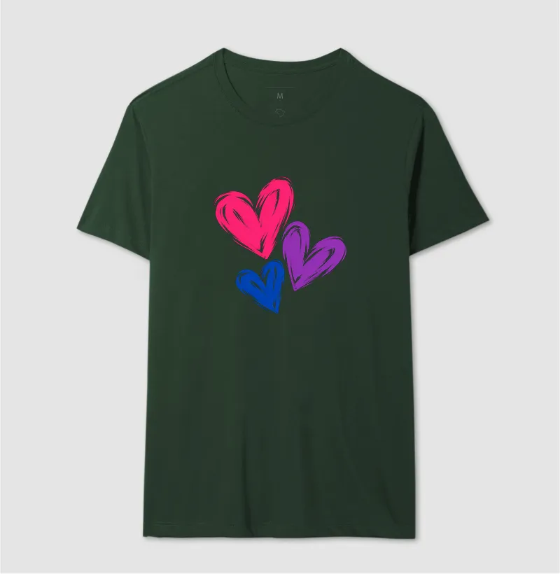 Corações Cores Bissexual  - Imagem 12