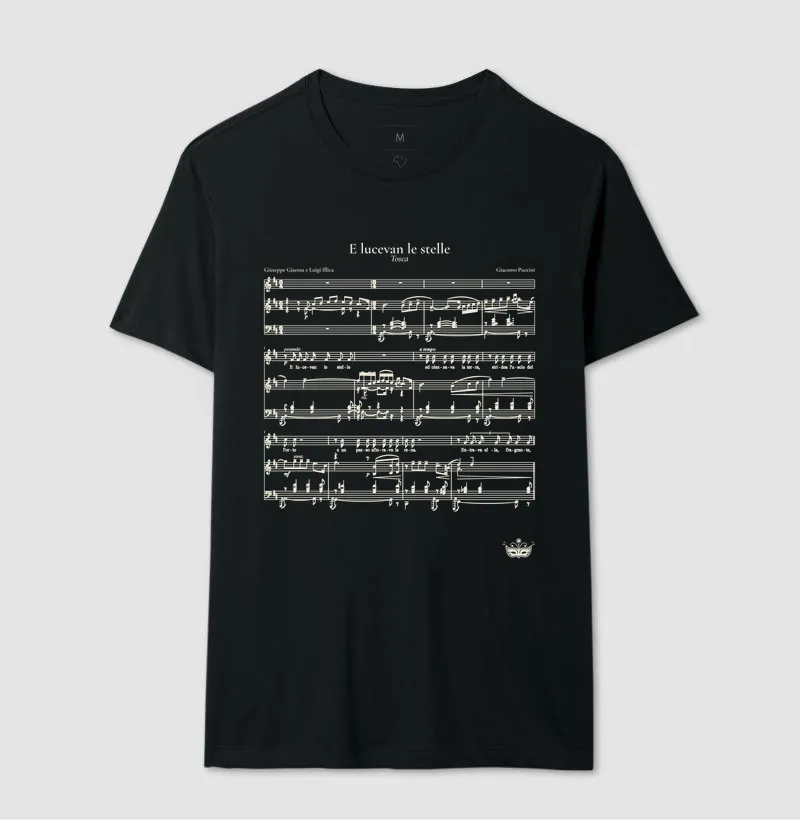 E lucevan le stelle - Tosca | Camiseta de Ópera - Imagem 2