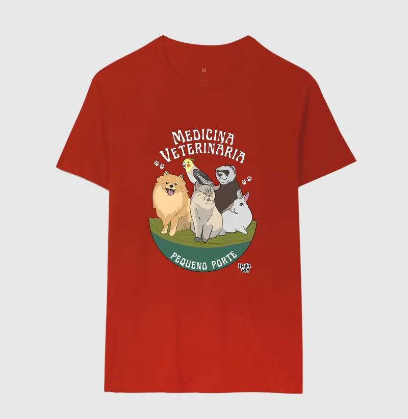 Camiseta Medicina Veterinária Pequeno Porte Pets Animais Algodão - Fauna Way - Imagem 10
