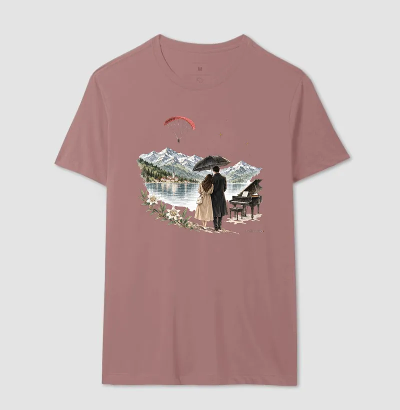 Camiseta Parapente, Piano e Suíça - Imagem 9