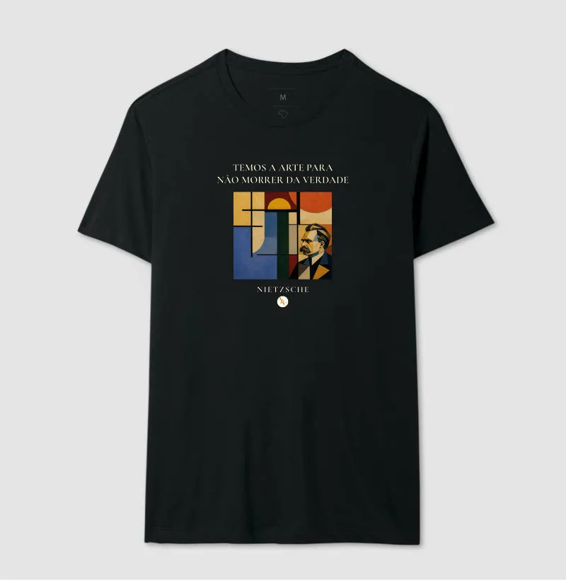 Camiseta A Arte de Não Morrer - Nietzsche - Imagem 5