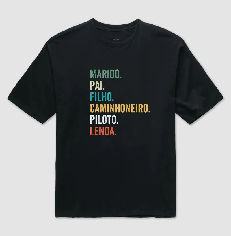 Marido  Pai  Filho Caminhoneiro  Piloto  Lenda - Imagem 2