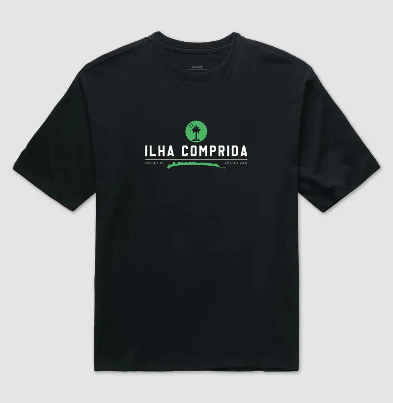 Camiseta Ilha Comprida Oversized