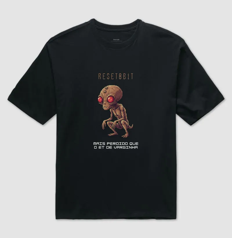Camiseta Oversized ET de Varginha Reset8Bit