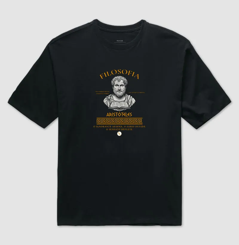 Camiseta Aristóteles — Soberania do Equilíbrio