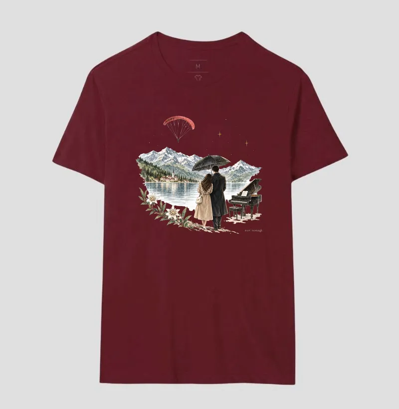 Camiseta Parapente, Piano e Suíça - Imagem 10