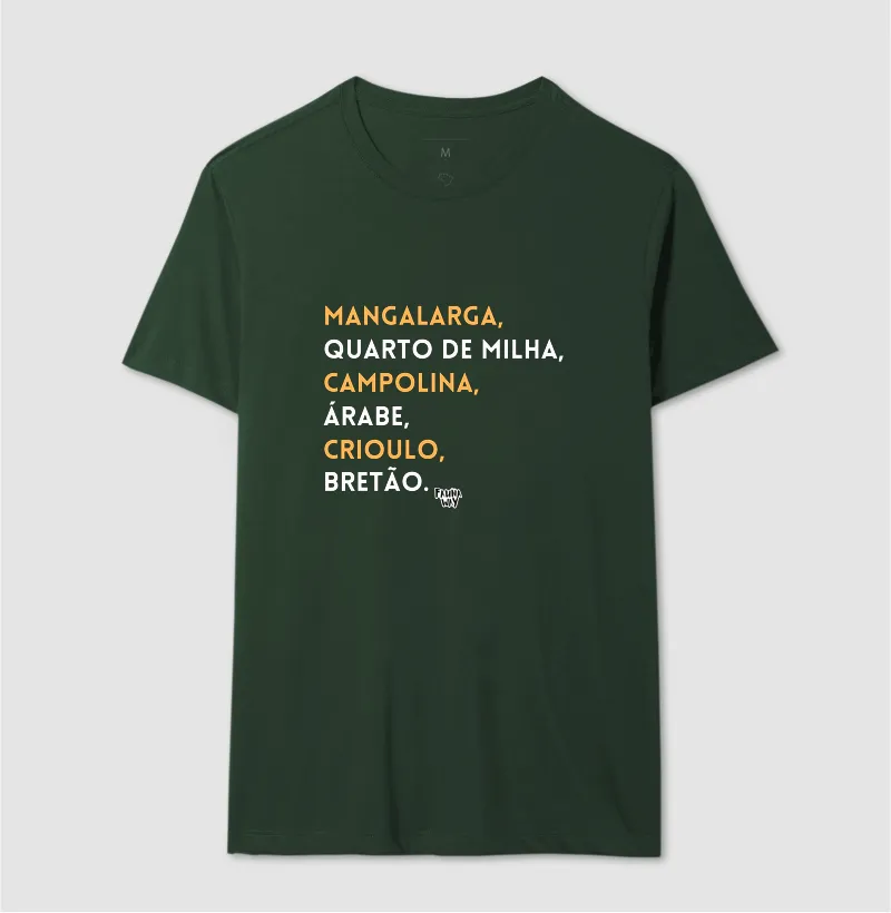 Camiseta Raças de Cavalo Equinos Veterinária Grande Porte Algodão - Fauna Way - Imagem 12
