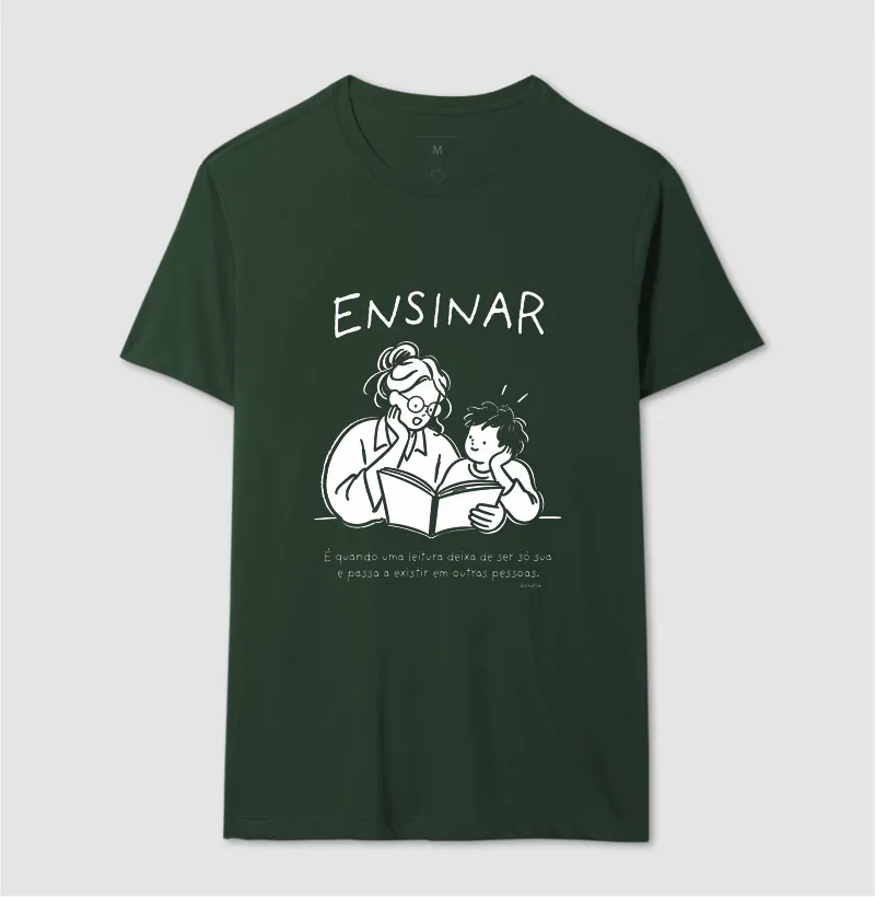 Camiseta Ensinar — Uma Leitura, Muitas Vidas - Imagem 12