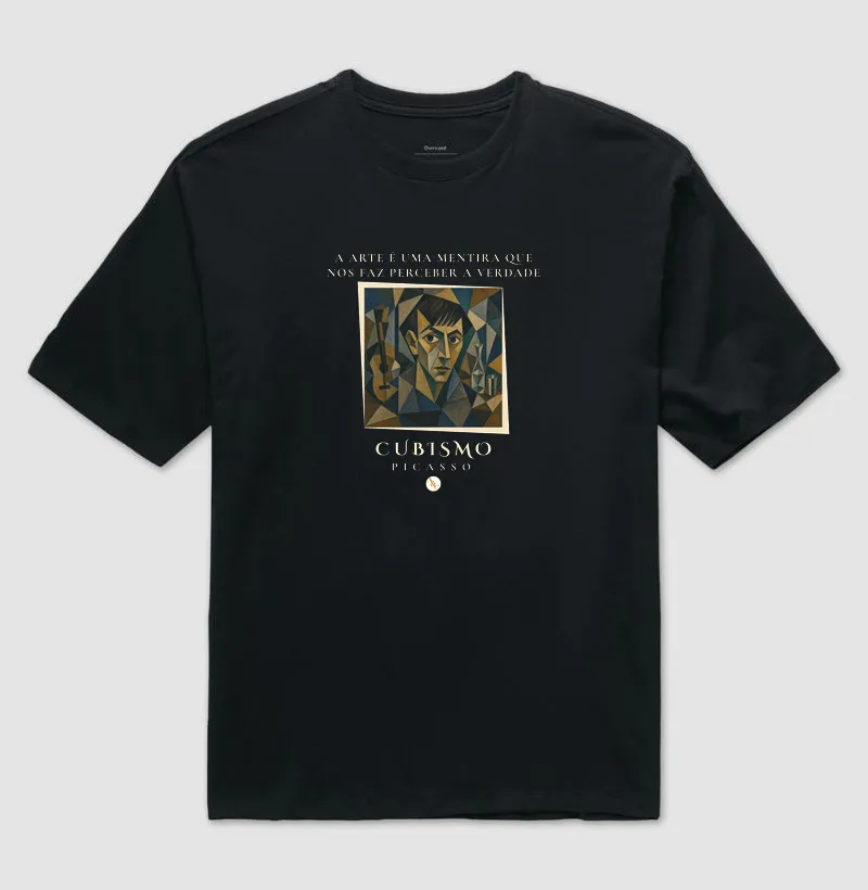 Camiseta Desconstrua o Olhar | Arte Moderna Inspirada em Picasso - Imagem 4