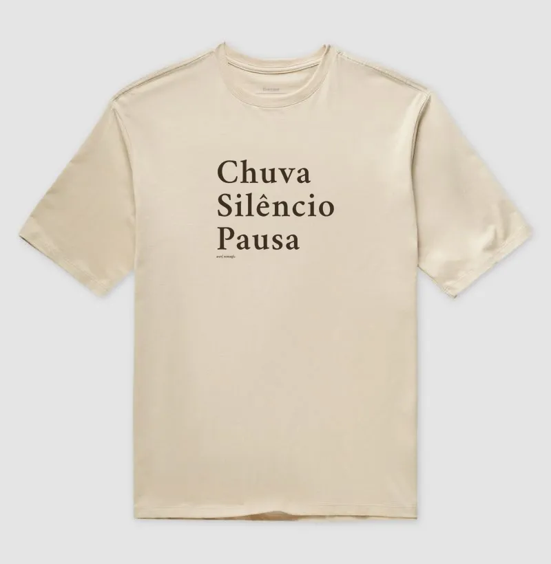 Camiseta Chuva, Silêncio, Pausa | Dorama - Imagem 3