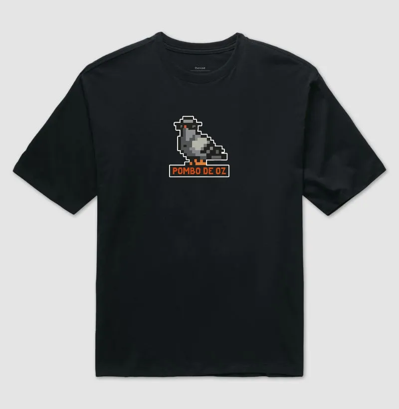 Camiseta Oversized Pombo de Oz Reset8Bit