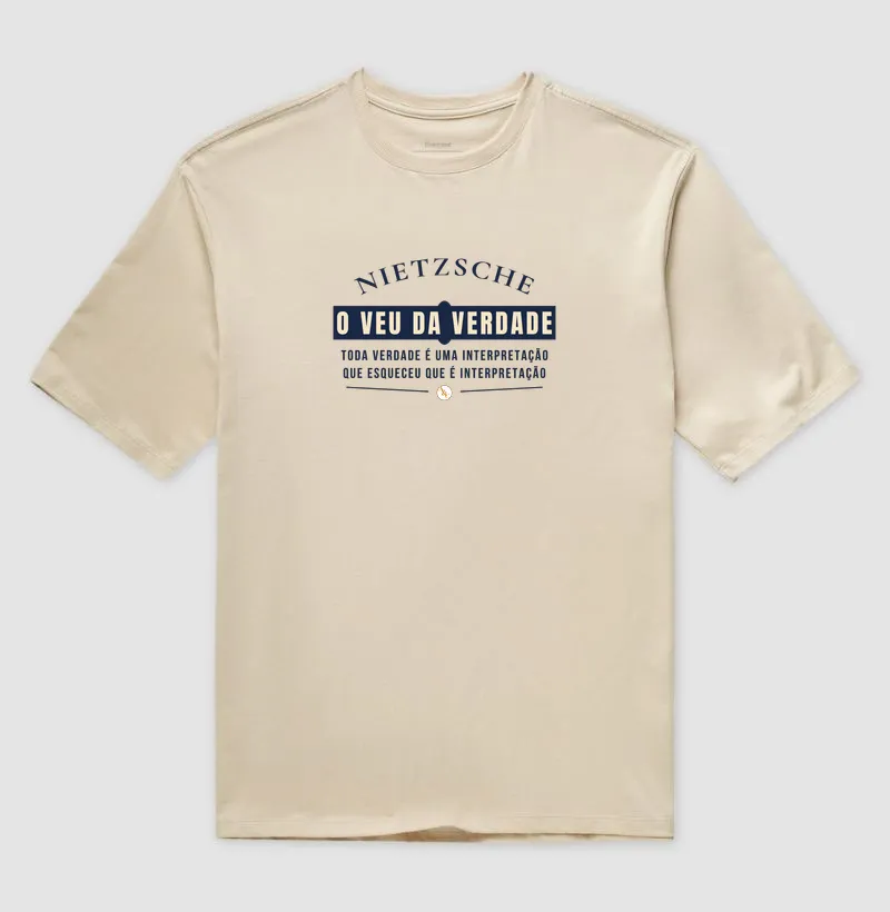 Camiseta Filosófica Nietzsche | Estampa O Véu da Verdade - Imagem 6