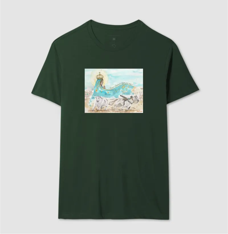 Camisa Algodão - Aquarela Nossa Senhora - Imagem 12