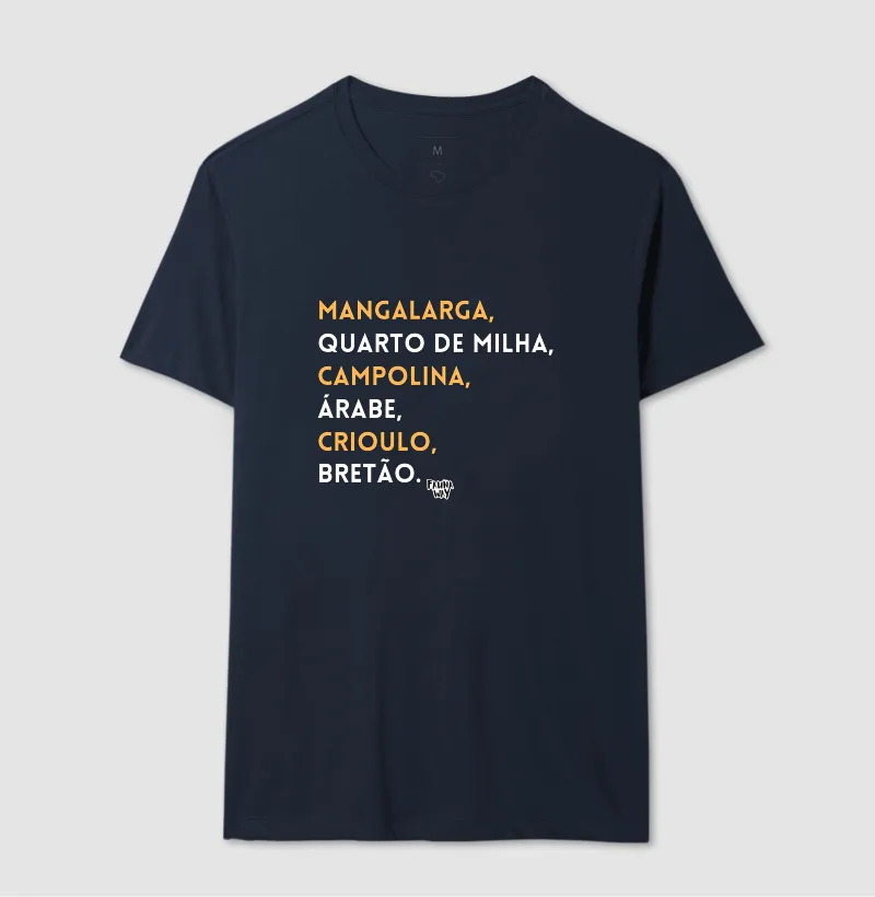 Camiseta Raças de Cavalo Equinos Veterinária Grande Porte Algodão - Fauna Way - Imagem 6