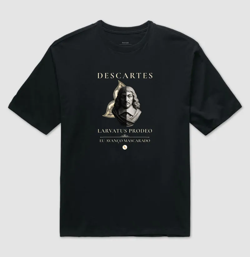 Camiseta A Máscara da Razão | Descartes - Imagem 2