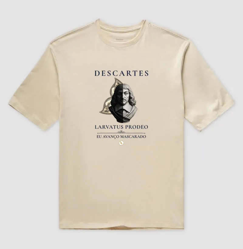 Camiseta A Máscara da Razão | Descartes - Imagem 4