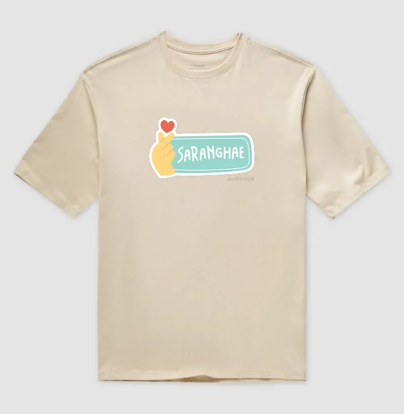 Camiseta Oversized Saranghae - Imagem 3